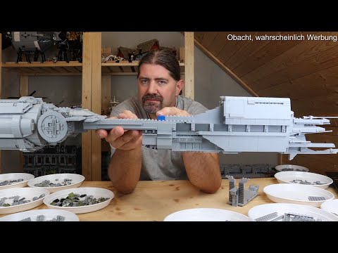 BlueBrixx 104190 - Spaceship Sulu...or rather SULACO, made of adhesive bricks (construction part 2)