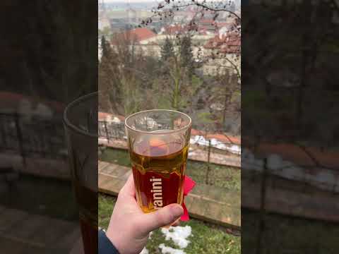 Drinking warm cider in the Czech winter 🍺 #travel