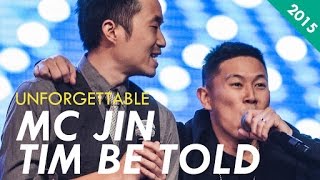 MC Jin &amp; Tim Be Told perform at 2015 Unforgettable Gala