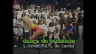 É o Tchan (c/ Carla Perez e Débora Brasil) - Dança do Bumbum - Programa Livre-SBT