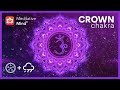 Crown Chakra Healing with HANG Drum + Rain Music || STOP Overthinking || Remove Mental Fog