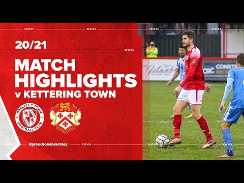 HIGHLIGHTS: Brackley Town 1 Kettering Town 1. Vanarama National League North.