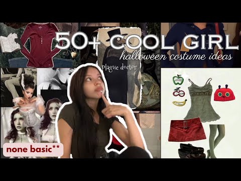 Über 50 einzigartige und coole Halloween-Kostüme für Mädchen! *Nicht gewöhnlich* 🕯️🦇🦢🍂