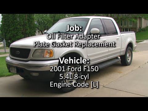 2001 F150 -  Oil Filter Adapter Plate Gasket Replacement