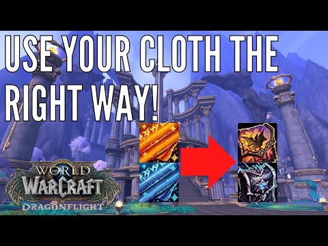 The best ways to use your Cooldown cloth for profit! Dragonflight Tailoring Gold guide