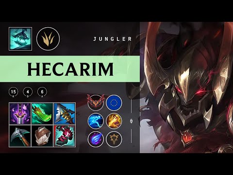 Hecarim Jungle vs Qiyana - EUW Grandmaster Patch 25.24
