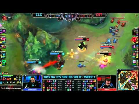 CLG Aphromoo and Doublelift escape from Coast's gank