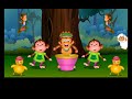 Five Little Monkey Fun Kids Rhyme I Fun Kids Cartoon Video
