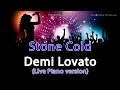 Demi Lovato 'Stone Cold' Instrumental Karaoke Live Version without vocals and lyrics