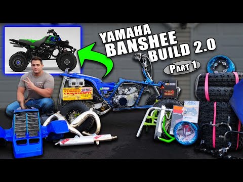 Building the Ultimate 2 Stroke Yamaha Banshee for Trails! Voodoo Banshee Part 1
