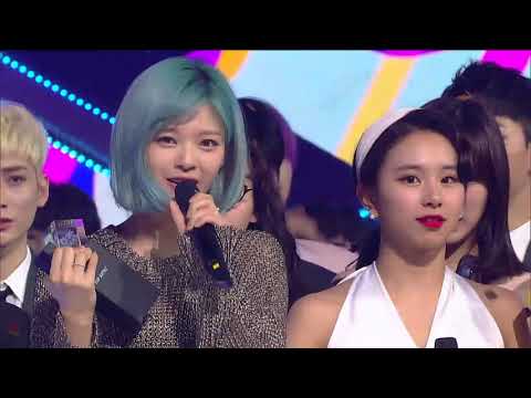 Winner's acceptance speech - Twice 트와이스 at Inkigayo end cut 180429