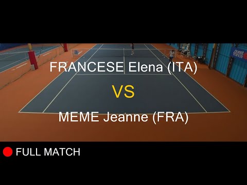 FRANCESE Elena (ITA) VS MEME Jeanne (FRA) - Open Super 12 Auray 2020