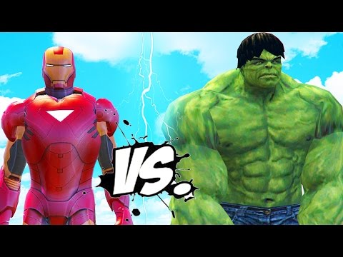 The Incredible Hulk vs Iron Man (Mark 6) - Epic Superheroes Battle Video