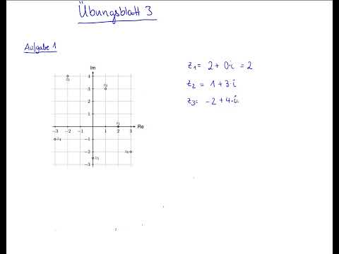 Übungsblatt Komplexe Zahlen 1 - Aufgabe 1 a