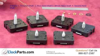 How to Determine the Correct Clock Motor Shaft