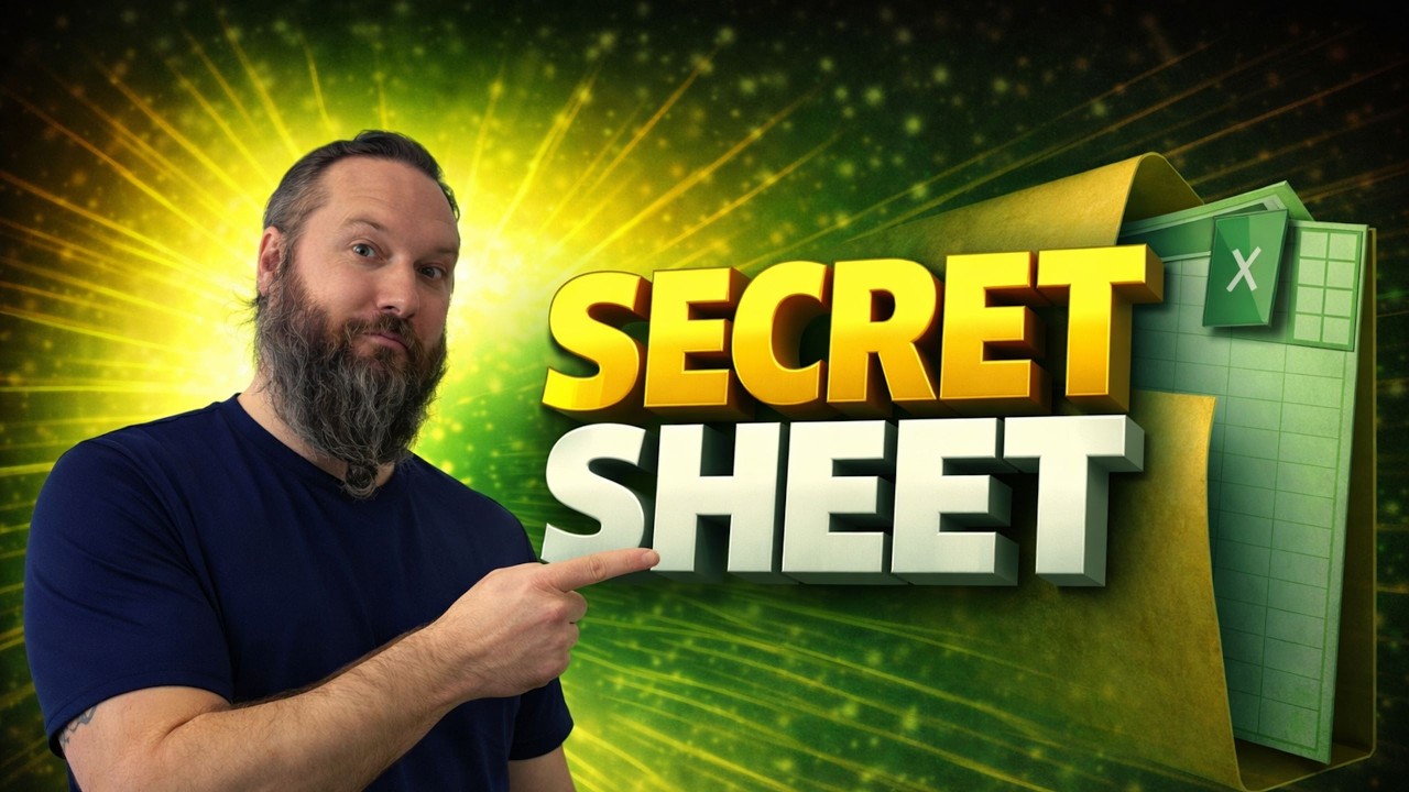 Excel’s Secret Worksheets (Almost Nobody Knows This)