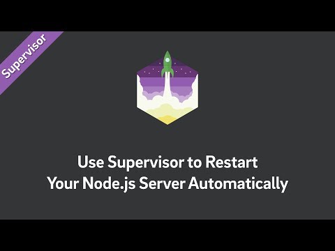 Automatically Restart a Node js Process on Changes in Development