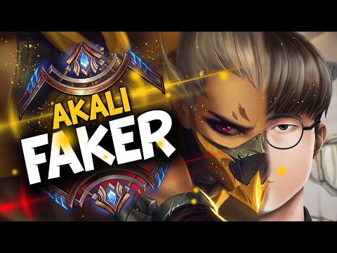 WHEN FAKER PLAYS WITH AKALI!! // FAKER's Stream Moments!