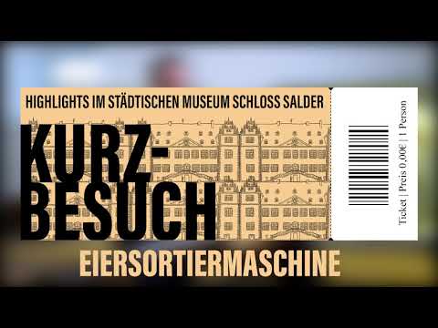Film über das Ausstellungsstück Eiersortiermaschine