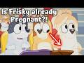 Bluey Theory Is Frisky Pregnant ALREADY Before The Wedding In The Sign Bluey New Baby Boy Cousin