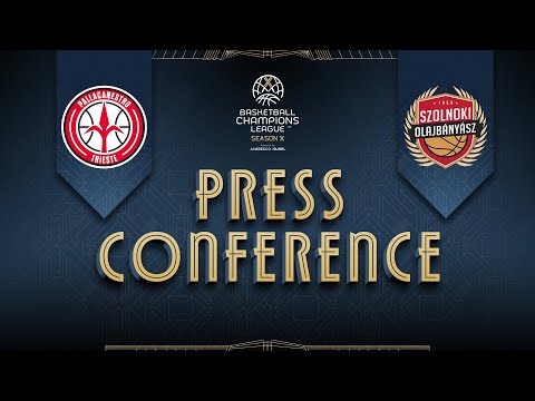 Pallacanestro Trieste v NHSZ-Szolnoki Olajbanyasz- Press Conference | #BasketballCL 2025-26
