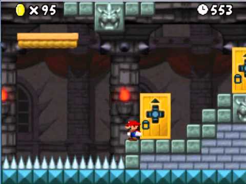 Super mario DS walkthrough world 8-final castle star coin