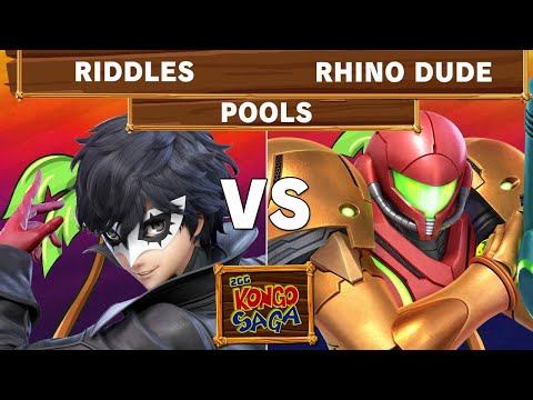 2GG Kongo Saga - Riddles (Joker) VS Rhinodude (Samus) Pools - Smash Ultimate