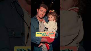 Miley Cyrus with her father Billy Ray over the years #beautiful #cute #love