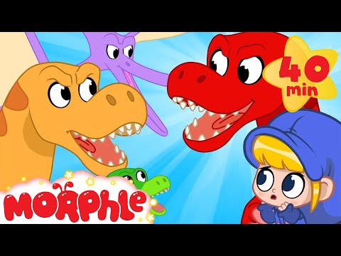 Morphle the dinosaur goes back in time!