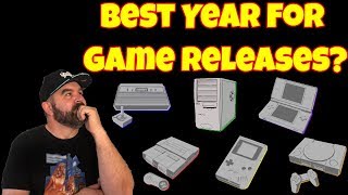 What Was The Best Year For Video Game Releases?
