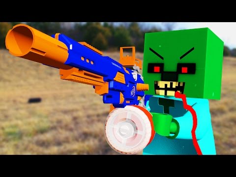 LEGO meets Minecraft 5 (Nerf War)