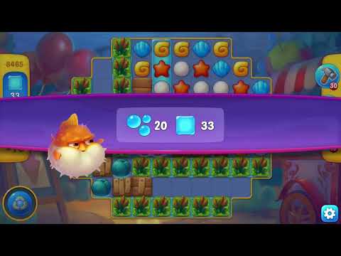 🥰 [FISHDOM Walkthrough] Level 8465 Super Hard 🤩