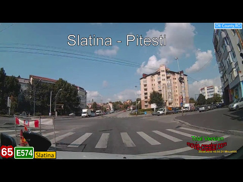 Romania : DN65/E574 Slatina (OT) - Pitesti (AG)