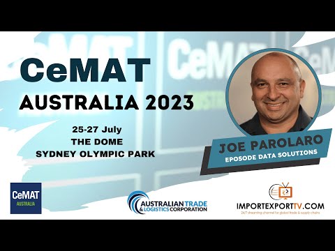 Joe Parolaro at CEMAT Australia 2023