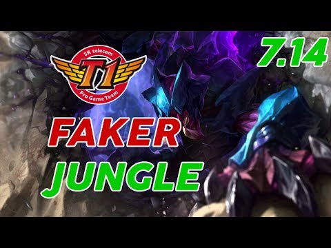 SKT T1 Faker Rek'Sai Jungle Patch 7.14