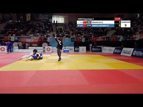 ADNAN KILIÇ - HAMZA KARABULUT 100KG Repechage 3