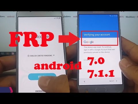 part 1: Bypass/Remove Google Account Lock Android 7.0, 7.1 On All Devices 2018 Video