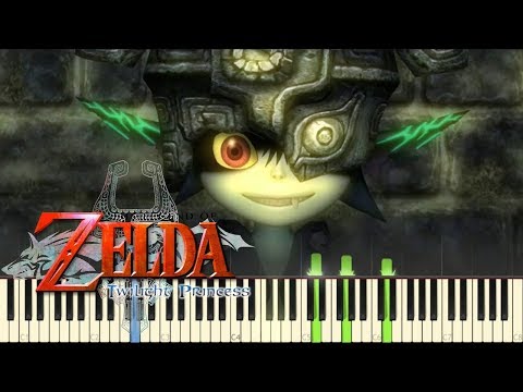 The Legend of Zelda: Twilight Princess - Midna's Lament - Piano (Synthesia) Video