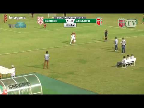 SERGIPE 1 x 0 LAGARTO - 2º Tempo (Transmissão ao Vivo) - 25/02/2018