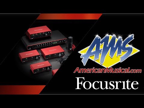 AES 2019 Focusrite Scarlett Interfaces - American Musical Supply