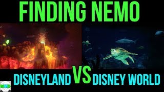Disneyland Vs Disney World - Finding Nemo Submarine Voyage Vs The Seas with Nemo &amp; Friends 2017