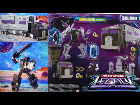 WOW! 2022 Transformers LEGACY Commander MOTORMASTER & MENASOR FULL REVEAL! Breakdown/Thoughts