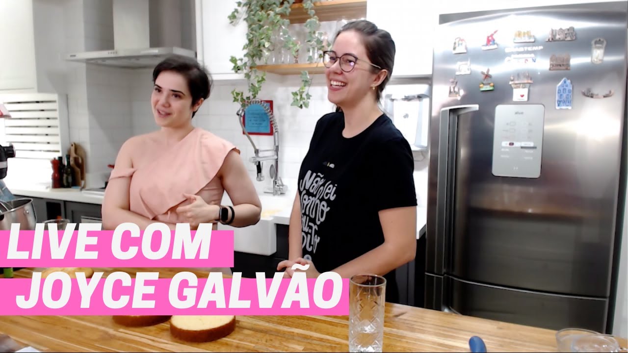 BATE PAPO E RECEITA COM JOYCE GALVÃO