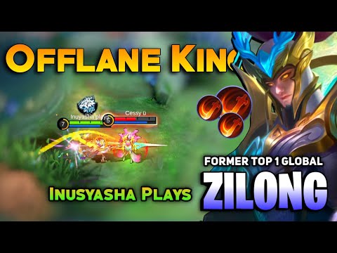 Burst Damage! Zilong Offlane King [ Former Top 1 Global Zilong Best Build ] Inuyasha Plays - MLBB