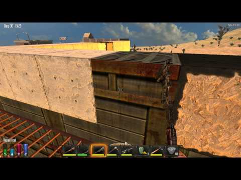 7 Days To Die - Upgrading Reinforced Concrete With Steel (Alpha 12.3)