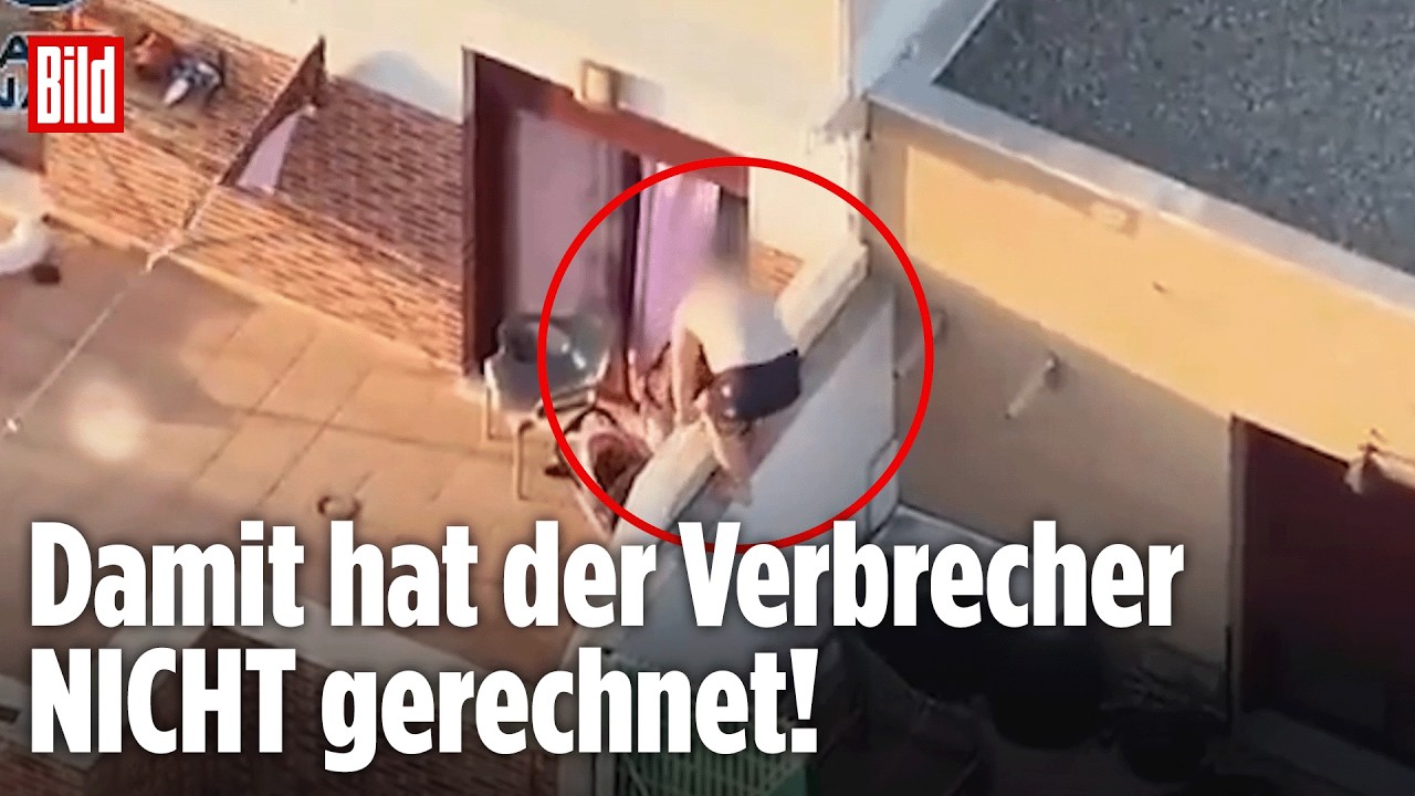 SPANIEN: Drogendealer flüchtet über Dächer vor der Polizei! „Sportlicher" Fluchtversuch