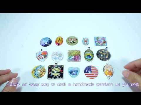 Pendant Jewelry Crafting Kit - Instruction to necklace pendant