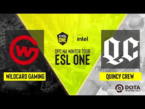 Dota2 - Quincy Crew vs. Wildcard Gaming - Game 2 - DPC NA Winter Tour - ESL One