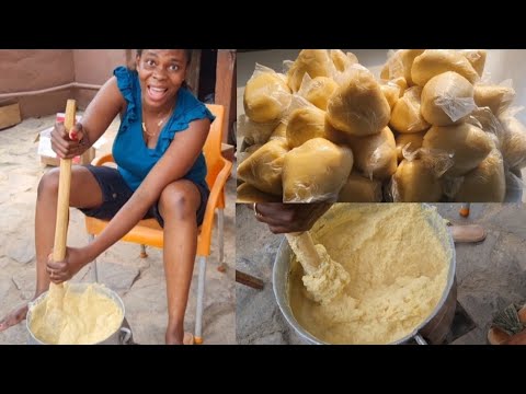 How Banku Is Made The Traditional Way 💃// Ghana Banku Recipe  🇬🇭