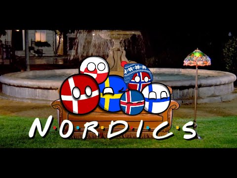 Nordic Friends - #countryballs